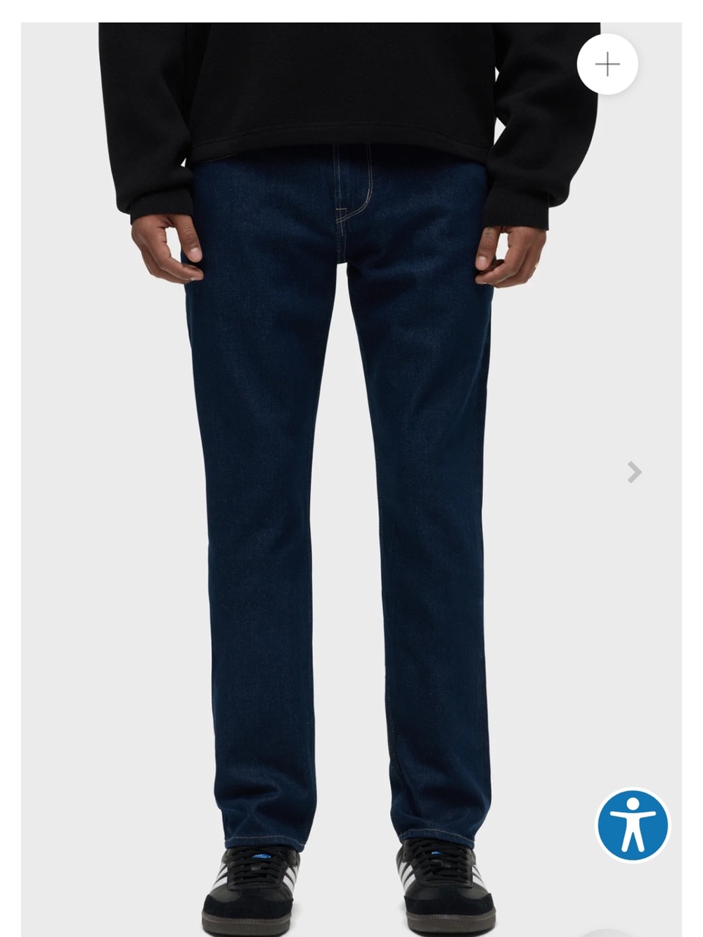 Hudson Jeans Men's black Slim Straight Jeans